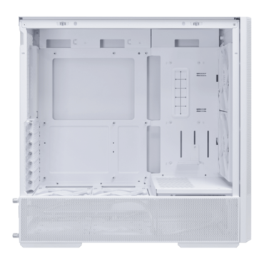 LANCOOL 207, Tempered Glass, No PSU, ATX, White, Mid Tower Case