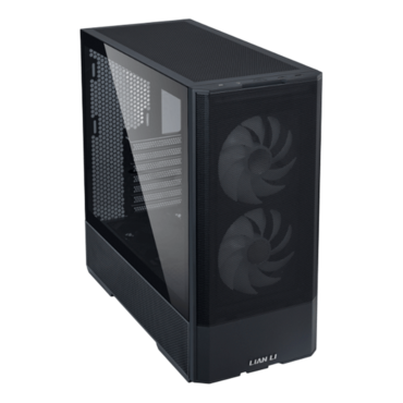 LANCOOL 207, Tempered Glass, No PSU, ATX, Black, Mid Tower Case