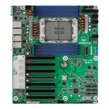 GNRD8-2L2T, Intel® SoC, LGA 4710, DDR5-6400 1TB ECC RDIMM / 8, VGA, M.2 / 2, MCIO, USB 3.2 Gen1 / 2, 10GbLAN / 2, 1GbLAN / 2, CEB Retail