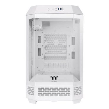 The Tower 250 Snow, Tempered Glass, No PSU, Mini-ITX, White, Mini Tower Case