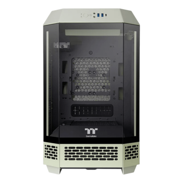 The Tower 250, Tempered Glass, No PSU, Mini-ITX, Matcha Green, Mini Tower Case