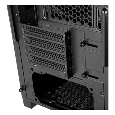 FARA 312X, Tempered Glass, No PSU, microATX, Black, Mini Tower Case