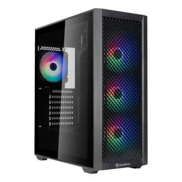 FARA 515XR, Tempered Glass, No PSU, ATX, Black, Mid Tower Case