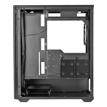 FARA 515XR, Tempered Glass, No PSU, ATX, Black, Mid Tower Case