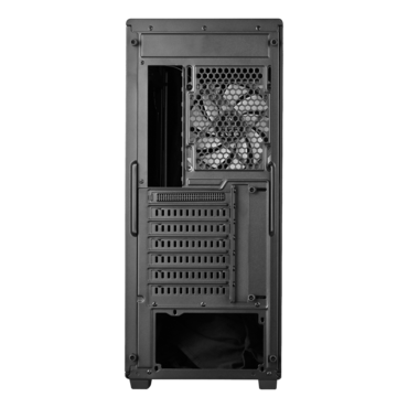FARA 515XR, Tempered Glass, No PSU, ATX, Black, Mid Tower Case