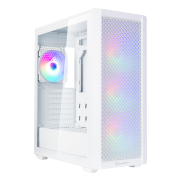 FARA 515XR, Tempered Glass, No PSU, ATX, White, Mid Tower Case