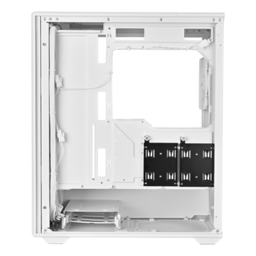 FARA 515XR, Tempered Glass, No PSU, ATX, White, Mid Tower Case