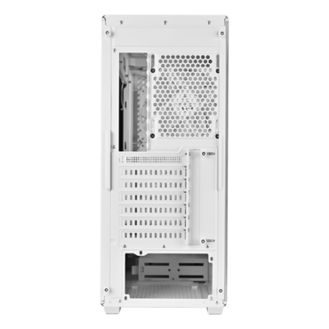 FARA 515XR, Tempered Glass, No PSU, ATX, White, Mid Tower Case