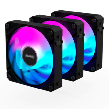 AORUS EZ CHAIN 3 x 120mm, ARGB LEDs, 2000 RPM, 60 CFM, 29 dBA, Cooling Fans