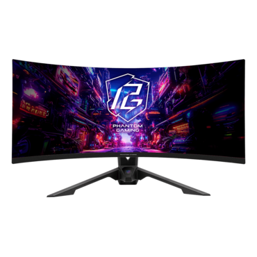 Phantom Gaming PG34QRT3A, Curved, 34" VA, 3440 x 1440 (UWQHD), 1 ms, 180Hz, FreeSync™ Premium Gaming Monitor