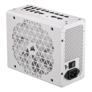 RM1000x SHIFT, 80 PLUS Gold 1000W, White, Fully Modular, ATX Power Supply