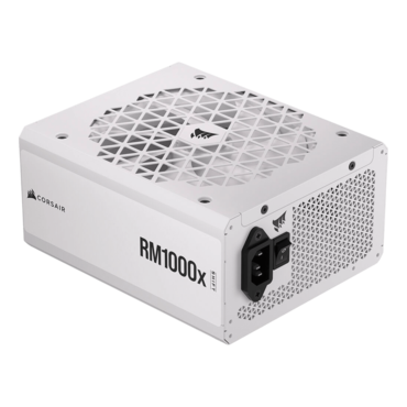 RM1000x SHIFT, 80 PLUS Gold 1000W, White, Fully Modular, ATX Power Supply