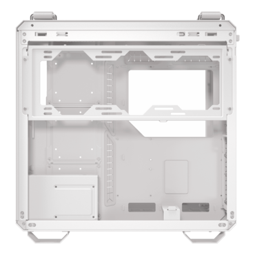 TUF Gaming GT502 Horizon, Tempered Glass, No PSU, ATX, White, Mid Tower Case