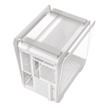 TUF Gaming GT502 Horizon, Tempered Glass, No PSU, ATX, White, Mid Tower Case