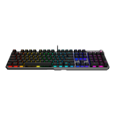 STRIKE 600, Per Key RGB, Kailh Midnight Pro Silent Tactile, Wired, Black, Mechanical Gaming Keyboard