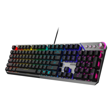 STRIKE 600, Per Key RGB, Kailh Midnight Pro Silent Tactile, Wired, Black, Mechanical Gaming Keyboard