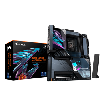 Z890 AORUS MASTER AI TOP, Intel® Z890 Chipset, LGA 1851, 2 x Thunderbolt™ 4, E-ATX Motherboard