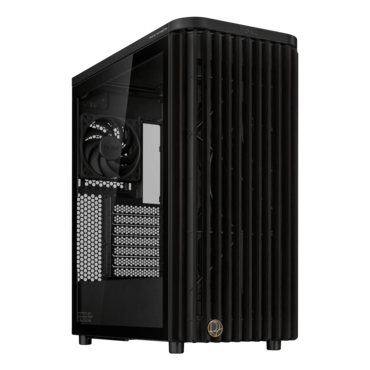 ProArt PA401 Wood, Tempered Glass, No PSU, ATX, Black, Mid Tower Case