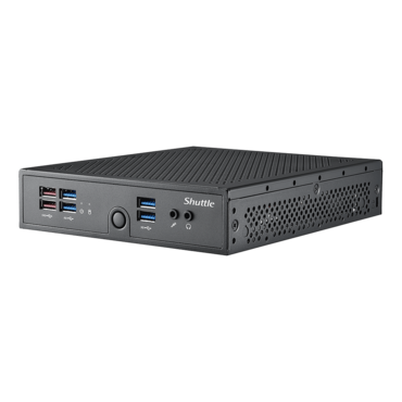 XPC Slim DS50U, Intel® Celeron® 7305, 2x DDR5 SO-DIMM, 2x M.2, 1x 2.5" HDD/SSD, Fanless PC Barebone