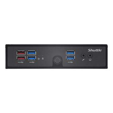 XPC Slim DS50U, Intel® Celeron® 7305, 2x DDR5 SO-DIMM, 2x M.2, 1x 2.5" HDD/SSD, Fanless PC Barebone