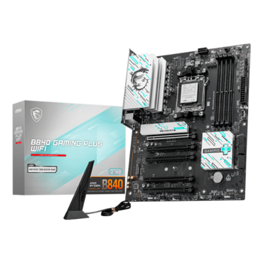 B840 GAMING PLUS WIFI, AMD B840 Chipset, AM5, ATX Motherboard