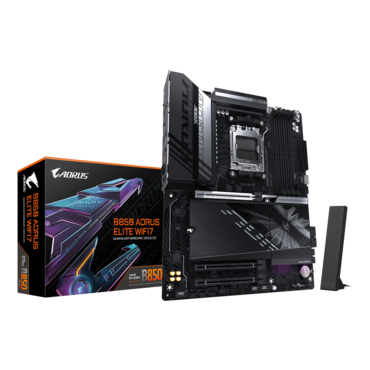 B850 AORUS ELITE WIFI7, AMD B850 Chipset, AM5, ATX Motherboard