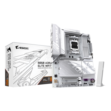 B850 AORUS ELITE WIFI7 ICE, AMD B850 Chipset, AM5, ATX Motherboard