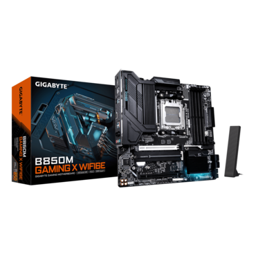 B850M GAMING X WIFI6E, AMD B850 Chipset, AM5, microATX Motherboard
