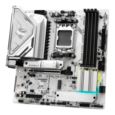 B850M Steel Legend WiFi, AMD B850 Chipset, AM5, microATX Motherboard