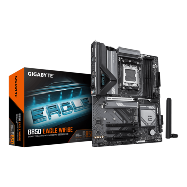 B850 EAGLE WIFI6E, AMD B850 Chipset, AM5, ATX Motherboard