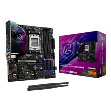 B850M Riptide WiFi, AMD B850 Chipset, AM5, microATX Motherboard