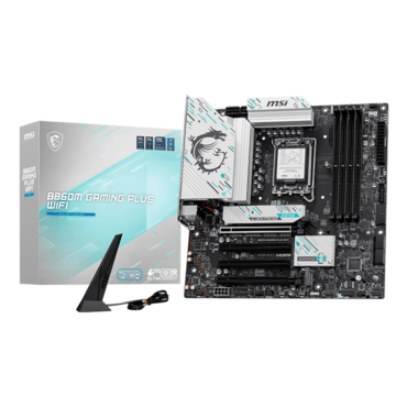 B860M GAMING PLUS WIFI, Intel® B860 Chipset, LGA 1851, Thunderbolt™ 4, microATX Motherboard