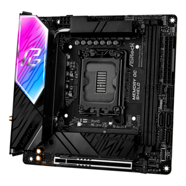 B860I Lightning WiFi, Intel® B860 Chipset, LGA 1851, Thunderbolt™ 4, Mini-ITX Motherboard
