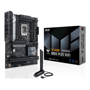 TUF GAMING B860-PLUS WIFI, Intel® B860 Chipset, LGA 1851, ATX Motherboard