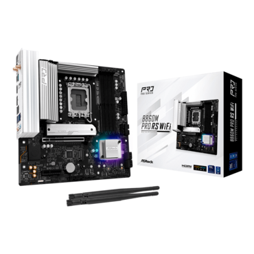 B860M Pro RS WiFi, Intel® B860 Chipset, LGA 1851, microATX Motherboard