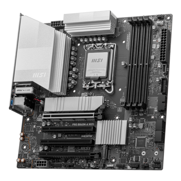 B860M Pro-A WiFi, Intel® B860 Chipset, LGA 1851, microATX Motherboard
