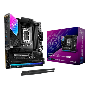B860M Lightning WiFi, Intel® B860 Chipset, LGA 1851, Thunderbolt™ 4, microATX Motherboard