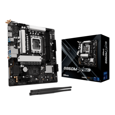 B860M-X WiFi, Intel® B860 Chipset, LGA 1851, microATX Motherboard