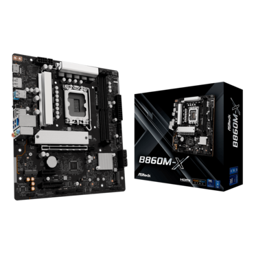 B860M-X, Intel® B860 Chipset, LGA 1851, microATX Motherboard