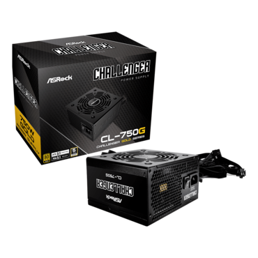 CL-750G, 80 PLUS Gold 750W, No Modular, ATX Power Supply