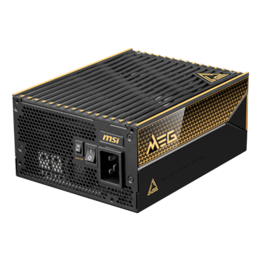 MEG Ai1600T PCIE5, 80 PLUS Titanium 1600W, Full Modular, ATX Power Supply
