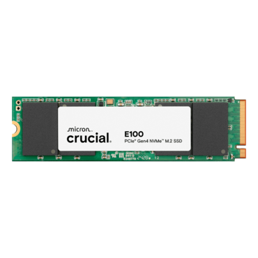1TB E100, 5000 / 4500 MB/s, 3D TLC NAND, PCIe NVMe 4.0 x4, M.2 2280 SSD