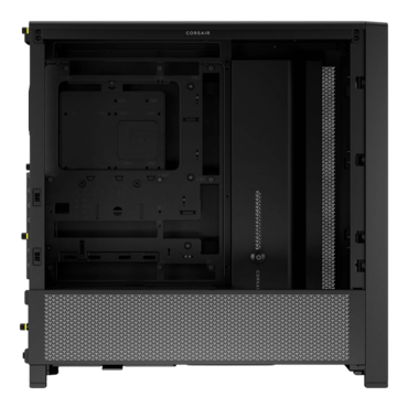 FRAME 4000D, Tempered Glass, No PSU, E-ATX, Black, Mid Tower Case