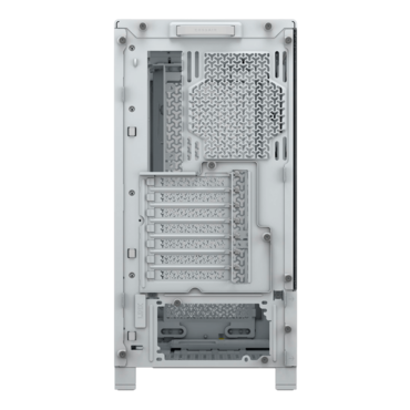 FRAME 4000D, Tempered Glass, No PSU, E-ATX, White, Mid Tower Case