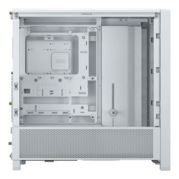 FRAME 4000D, Tempered Glass, No PSU, E-ATX, White, Mid Tower Case
