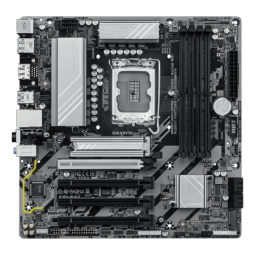 B860M DS3H WIFI6E, Intel® B860 Chipset, LGA 1851, microATX Motherboard