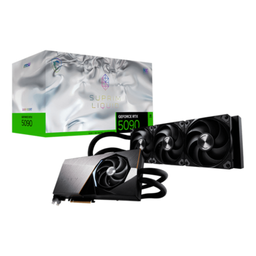 GeForce RTX™ 5090 32G SUPRIM LIQUID SOC, 2565 - 2580MHz, 32GB GDDR7, Graphics Card