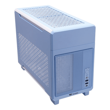 TR100, No PSU, Mini-ITX, Hydrangea Blue, Mini Tower Case