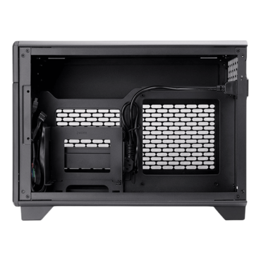 TR100, No PSU, Mini-ITX, Black, Mini Tower Case