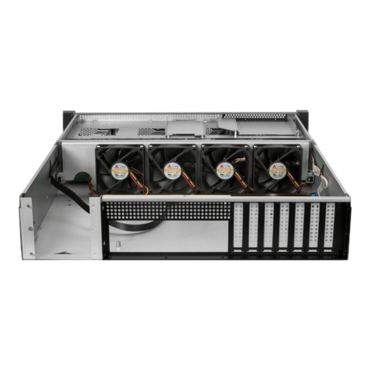 C-280SS, 8x 3.5&quot; Hotswap Bays, ATX, No PSU, Black, 2U Chassis